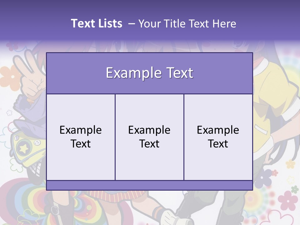 A Group Of Young Girls Standing Next To Each Other PowerPoint Template