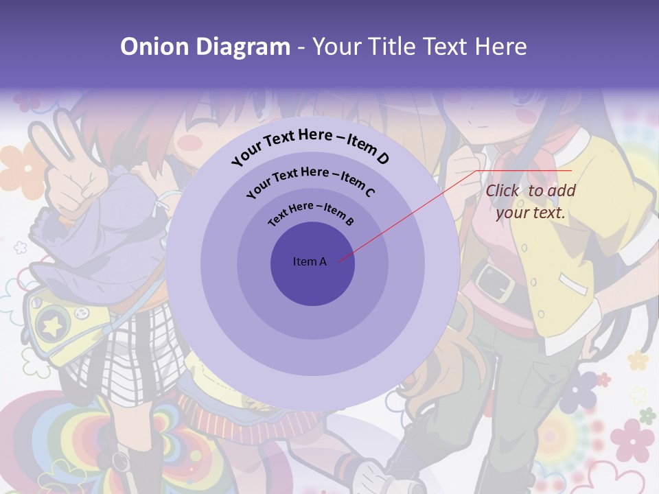 A Group Of Young Girls Standing Next To Each Other PowerPoint Template