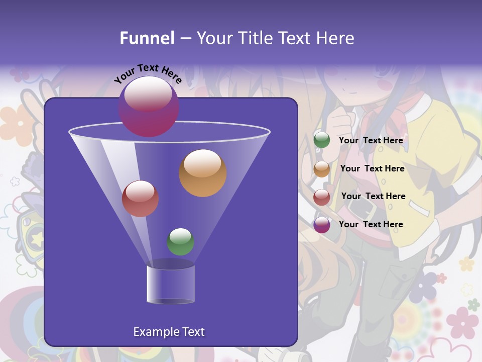 A Group Of Young Girls Standing Next To Each Other PowerPoint Template