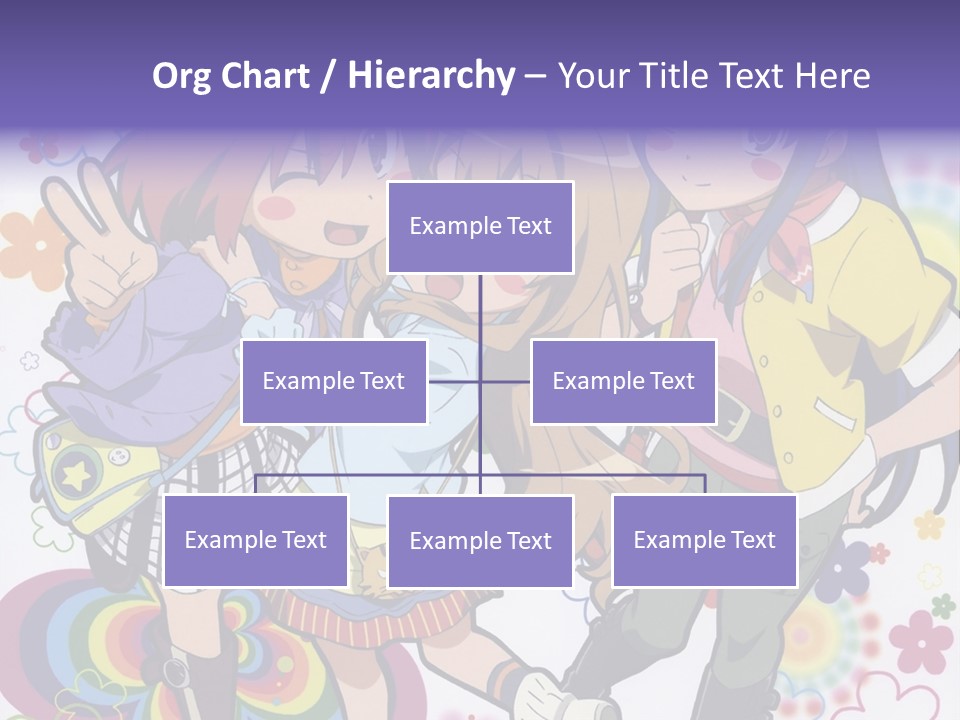 A Group Of Young Girls Standing Next To Each Other PowerPoint Template