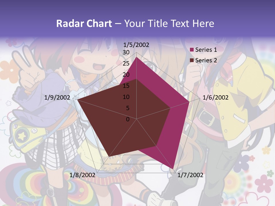 A Group Of Young Girls Standing Next To Each Other PowerPoint Template