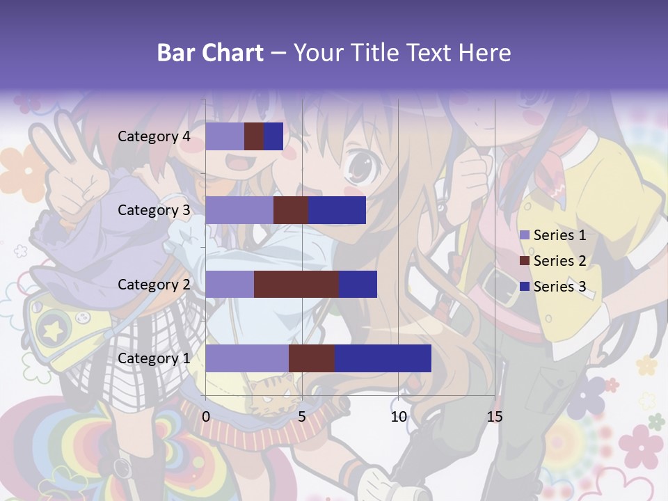 A Group Of Young Girls Standing Next To Each Other PowerPoint Template