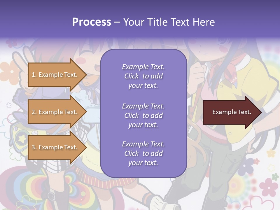 A Group Of Young Girls Standing Next To Each Other PowerPoint Template