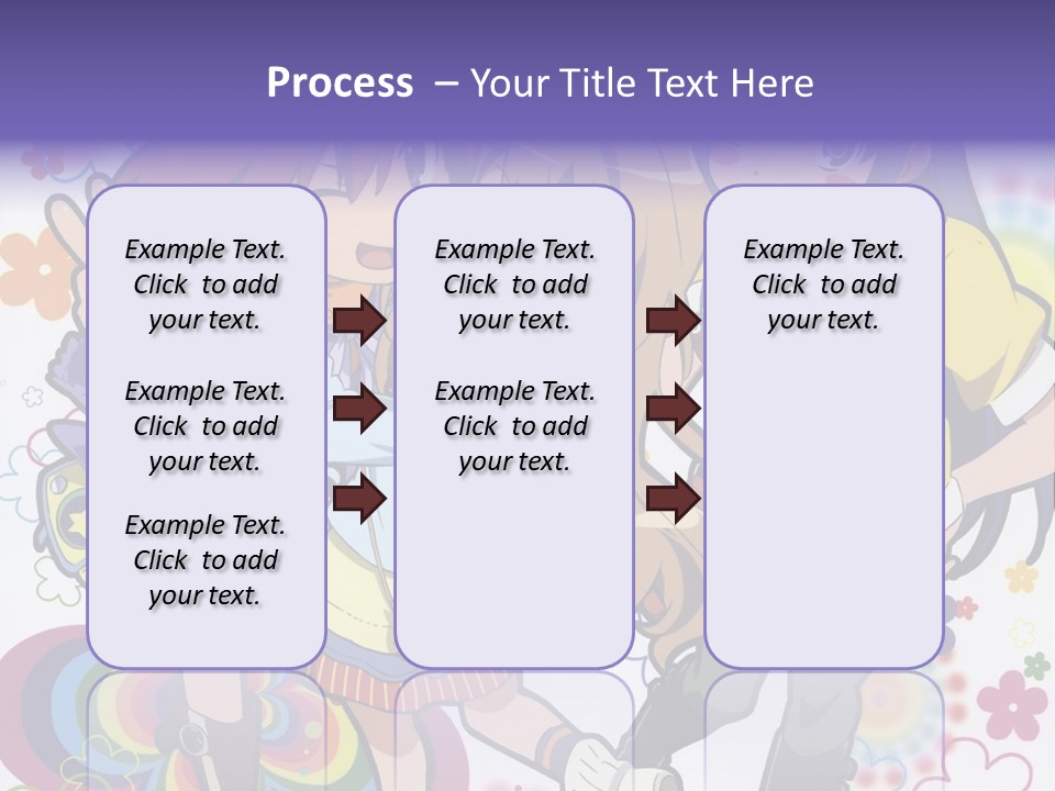 A Group Of Young Girls Standing Next To Each Other PowerPoint Template