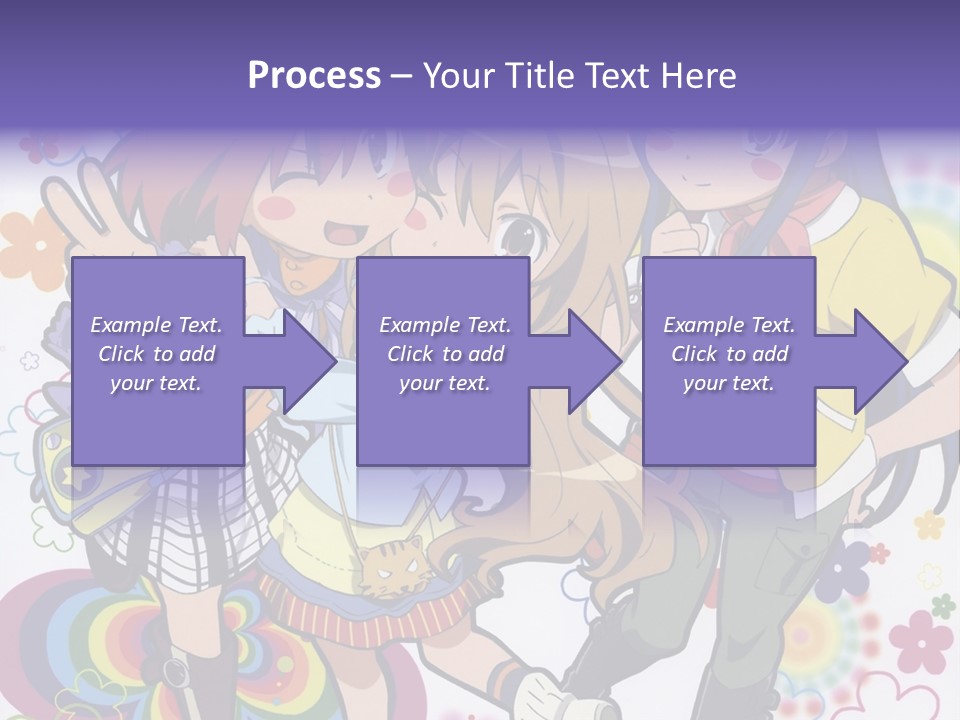 A Group Of Young Girls Standing Next To Each Other PowerPoint Template