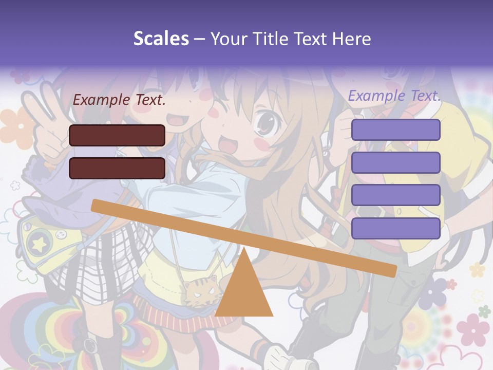 A Group Of Young Girls Standing Next To Each Other PowerPoint Template