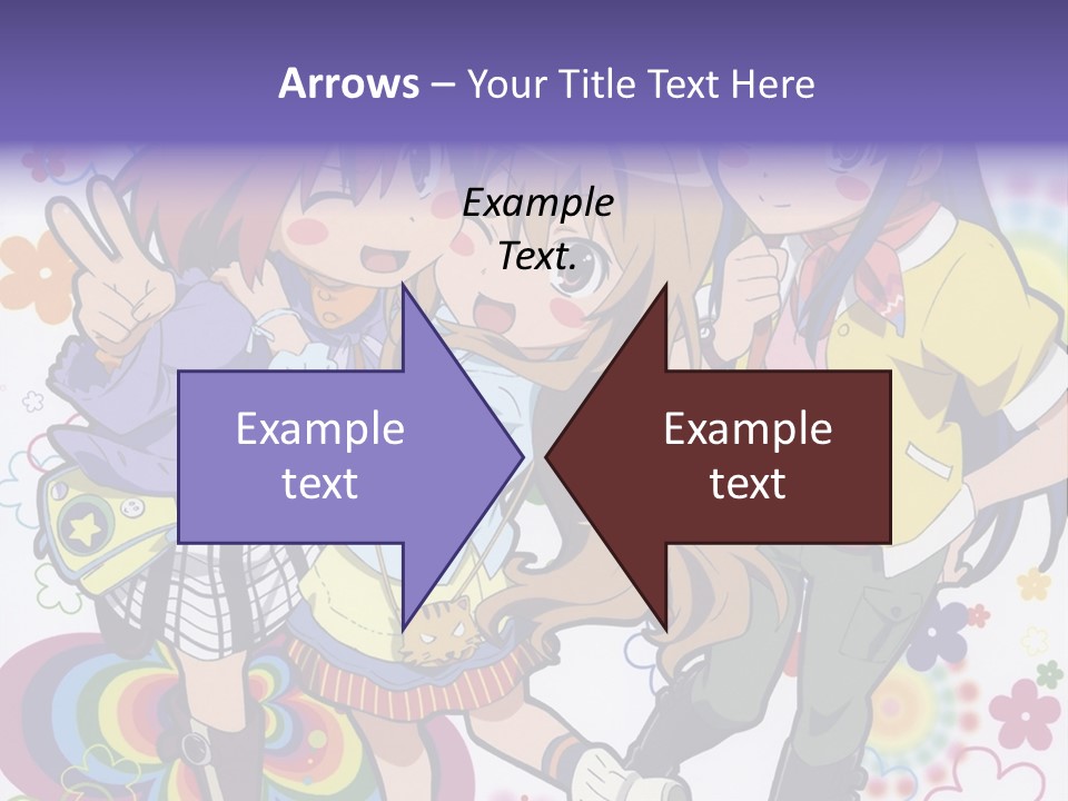 A Group Of Young Girls Standing Next To Each Other PowerPoint Template