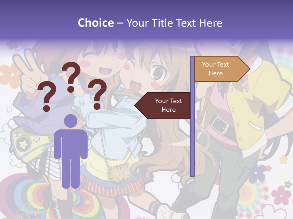 A Group Of Young Girls Standing Next To Each Other PowerPoint Template