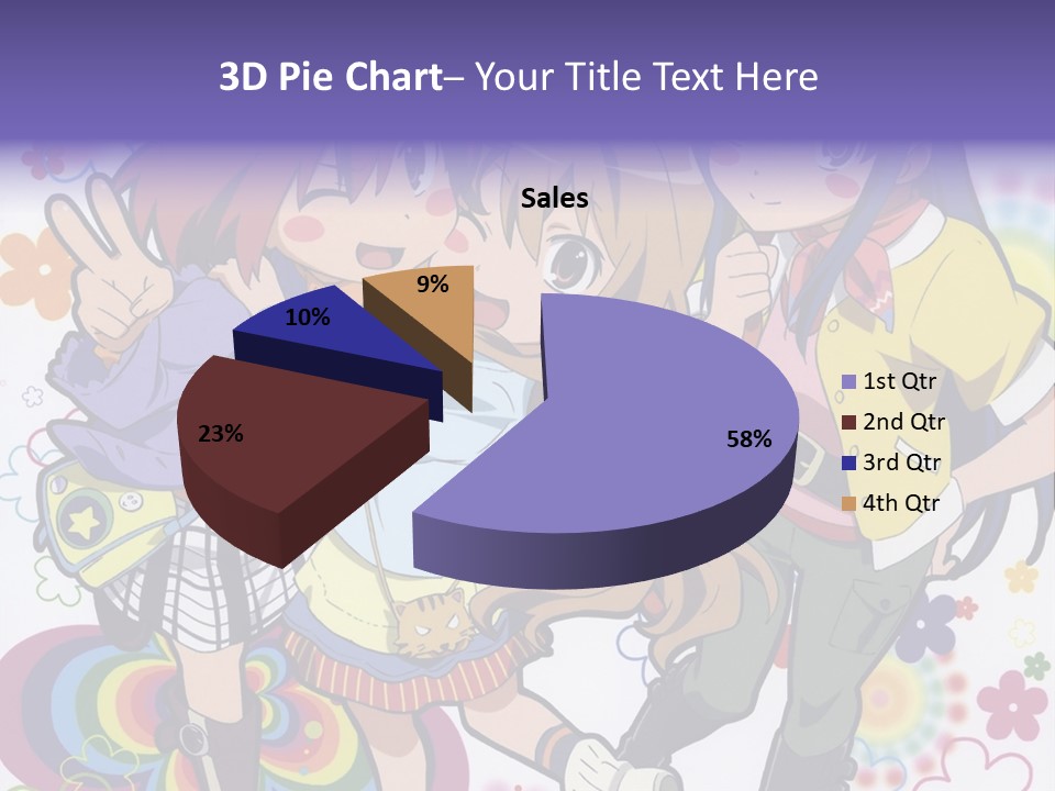 A Group Of Young Girls Standing Next To Each Other PowerPoint Template