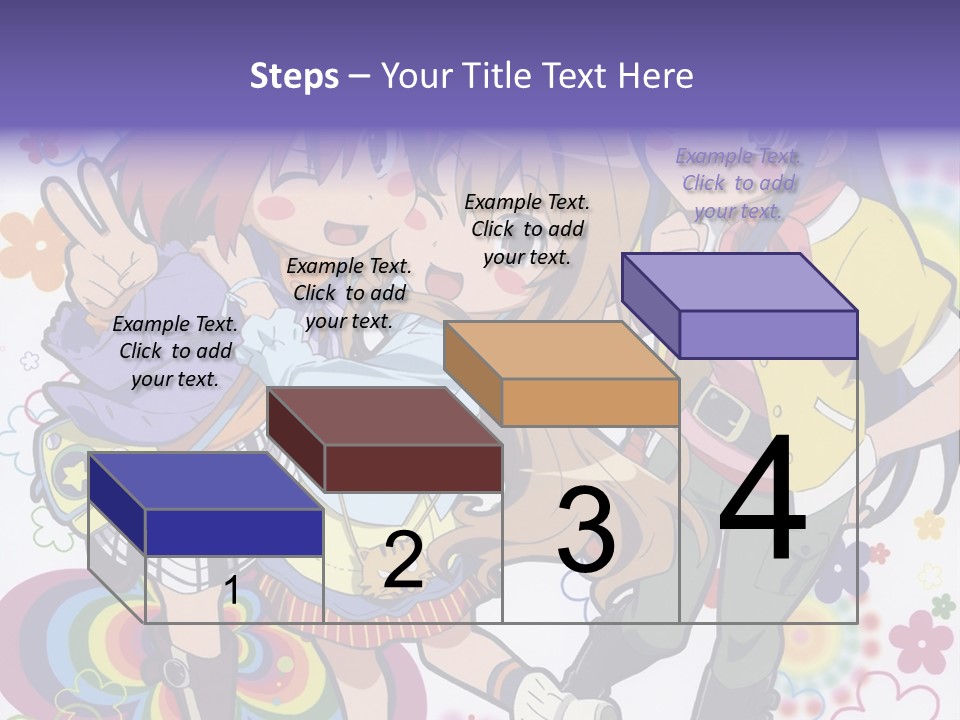 A Group Of Young Girls Standing Next To Each Other PowerPoint Template