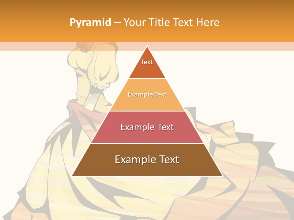 A Woman In A Yellow Dress Is Standing On The Ground PowerPoint Template