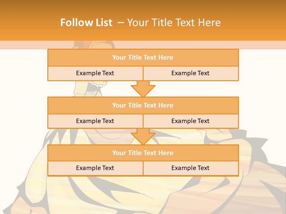 A Woman In A Yellow Dress Is Standing On The Ground PowerPoint Template