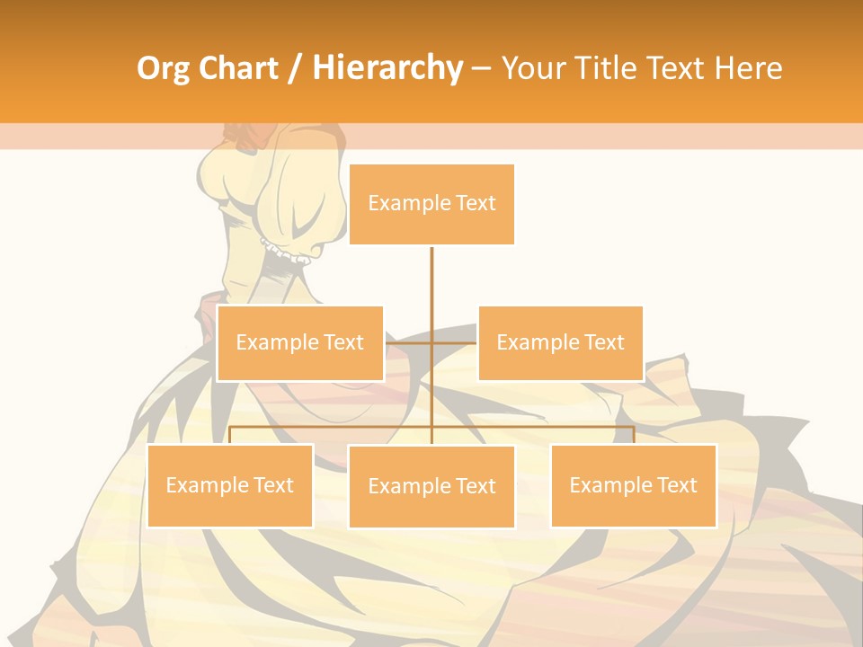 A Woman In A Yellow Dress Is Standing On The Ground PowerPoint Template