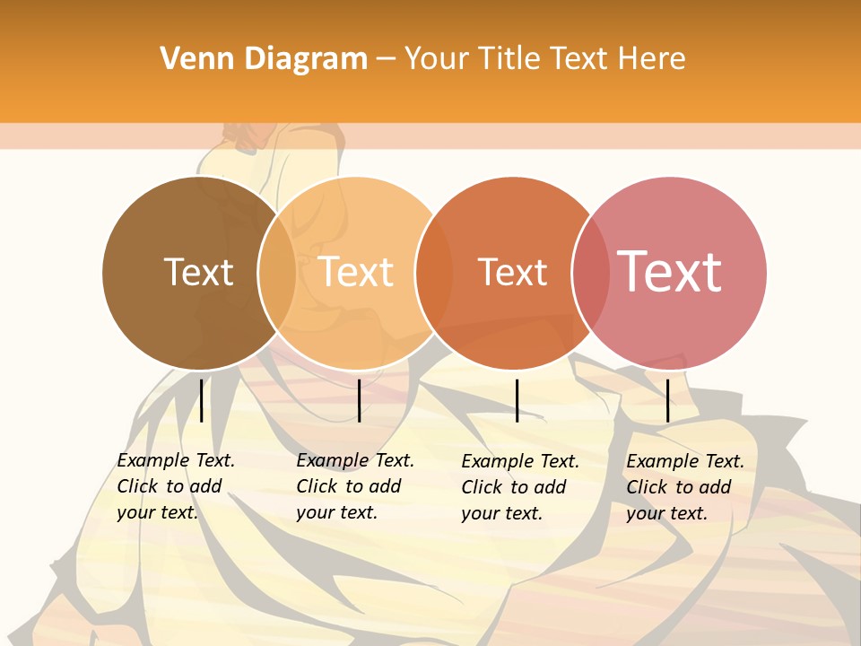 A Woman In A Yellow Dress Is Standing On The Ground PowerPoint Template