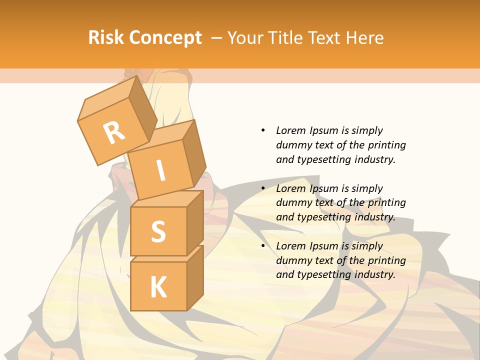 A Woman In A Yellow Dress Is Standing On The Ground PowerPoint Template