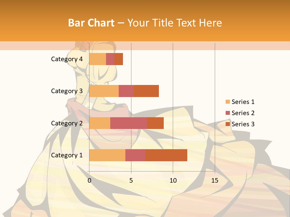A Woman In A Yellow Dress Is Standing On The Ground PowerPoint Template