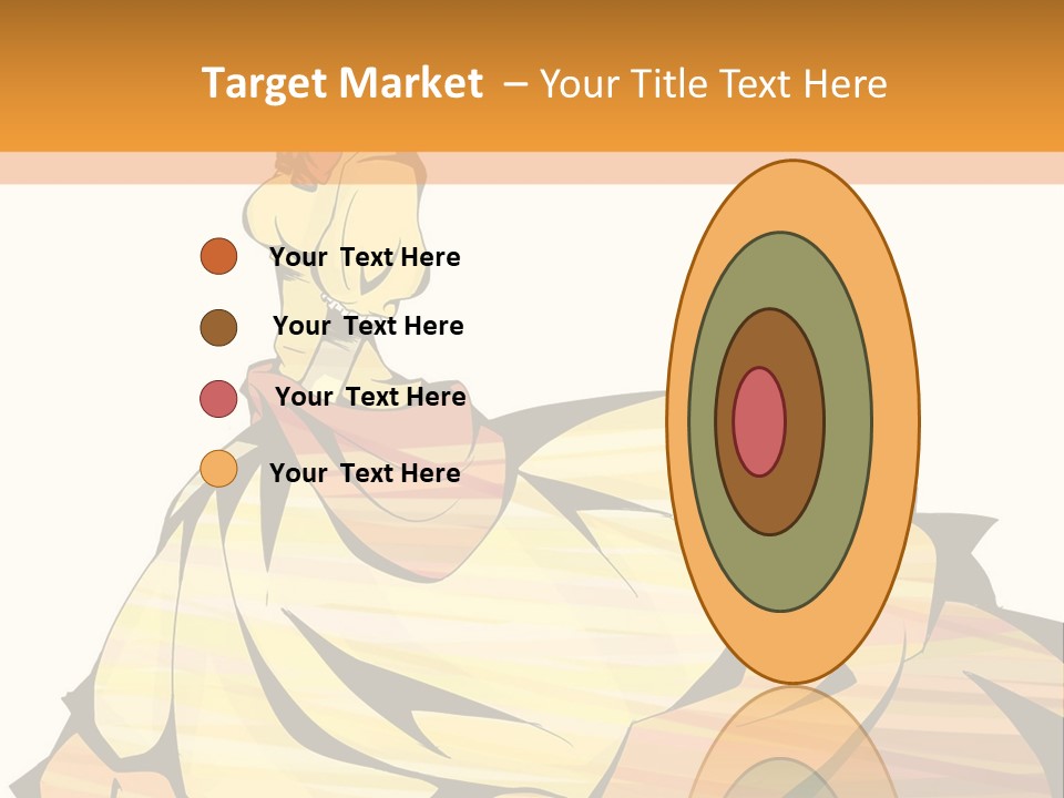 A Woman In A Yellow Dress Is Standing On The Ground PowerPoint Template