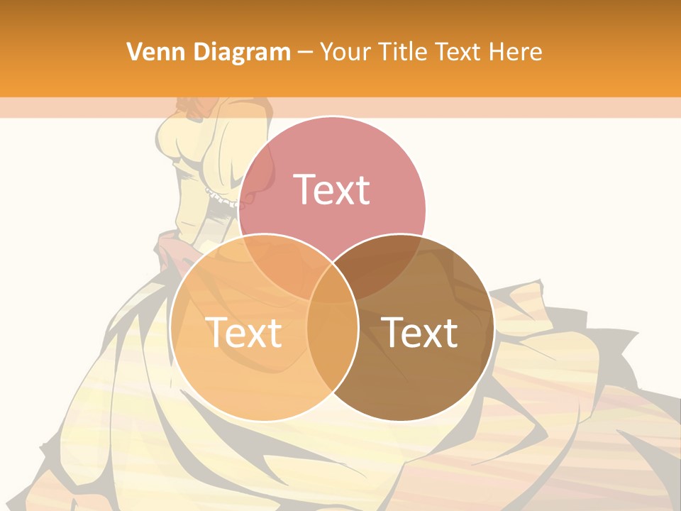 A Woman In A Yellow Dress Is Standing On The Ground PowerPoint Template