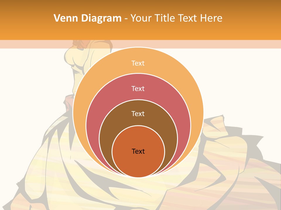 A Woman In A Yellow Dress Is Standing On The Ground PowerPoint Template