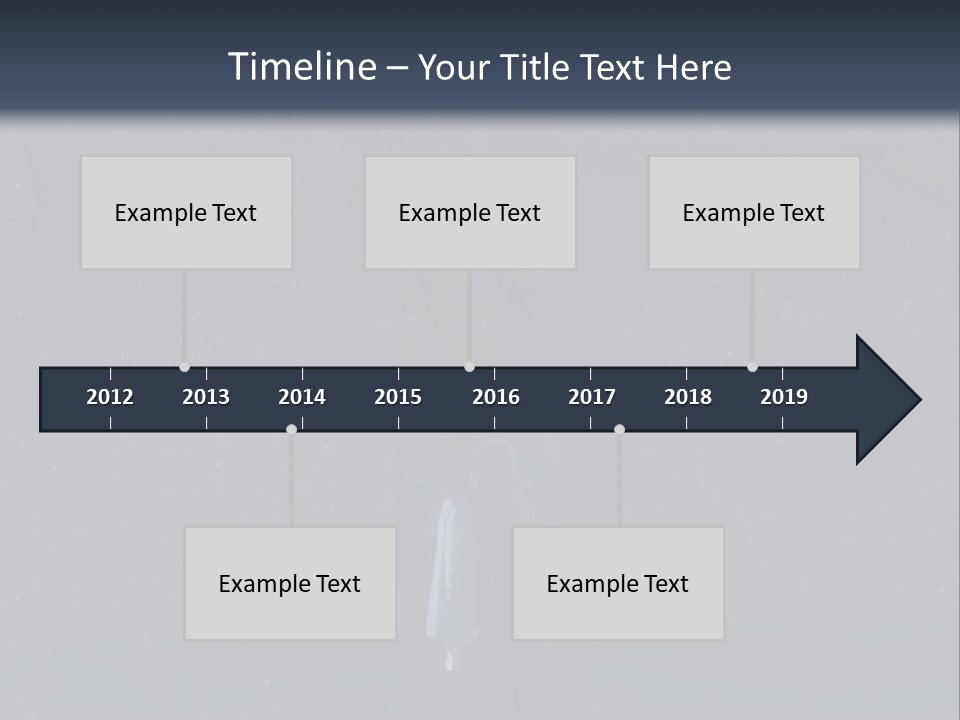 Two People Standing Under A Tree In The Dark PowerPoint Template