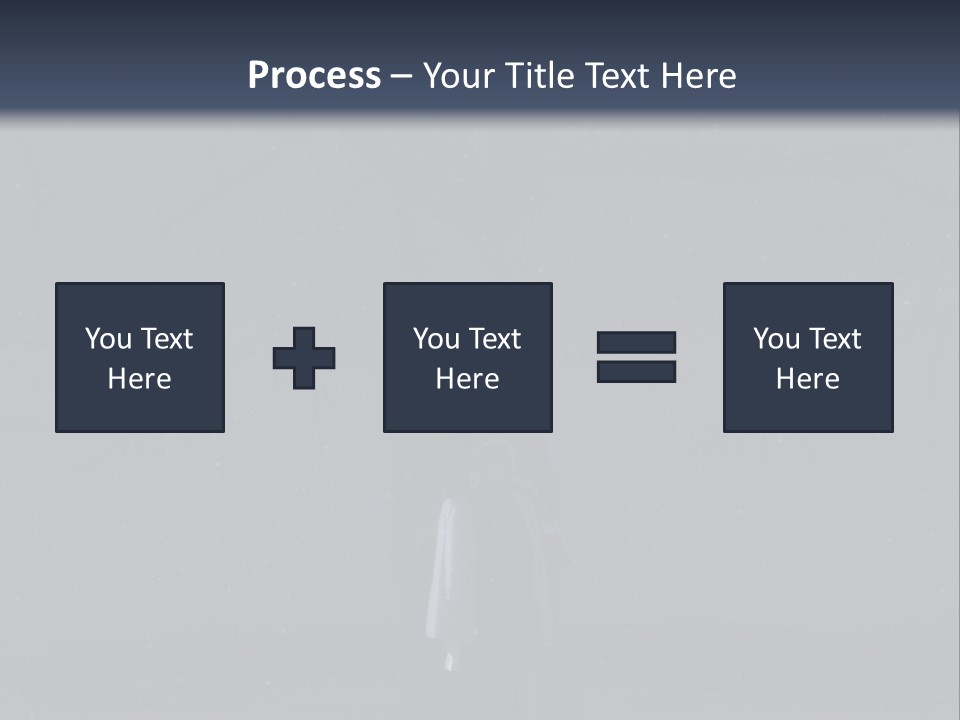 Two People Standing Under A Tree In The Dark PowerPoint Template