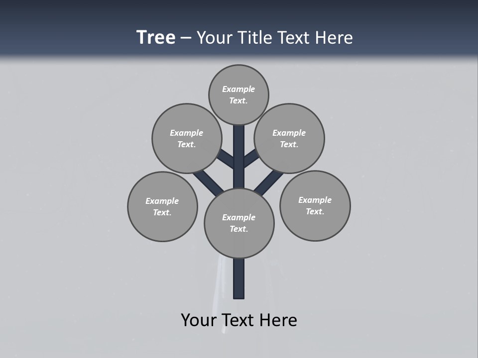 Two People Standing Under A Tree In The Dark PowerPoint Template