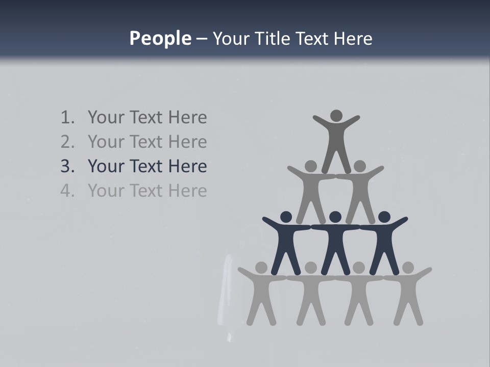 Two People Standing Under A Tree In The Dark PowerPoint Template