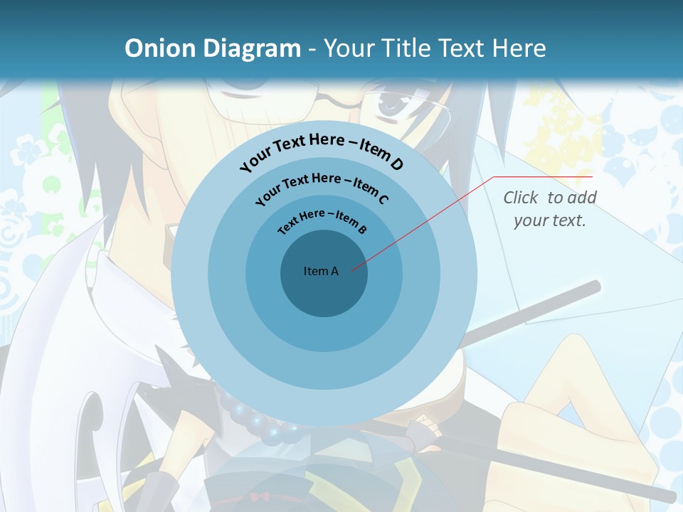 A Couple Of Anime Characters With Blue Hair PowerPoint Template