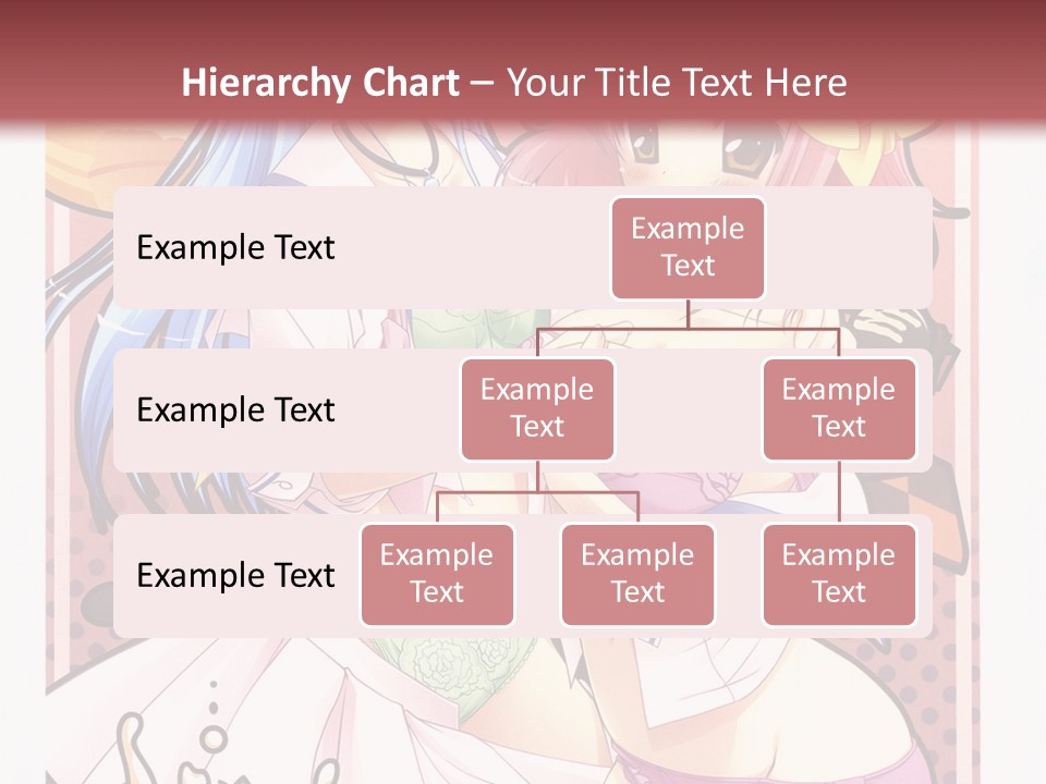 A Couple Of Anime Girls With Pink Hair PowerPoint Template