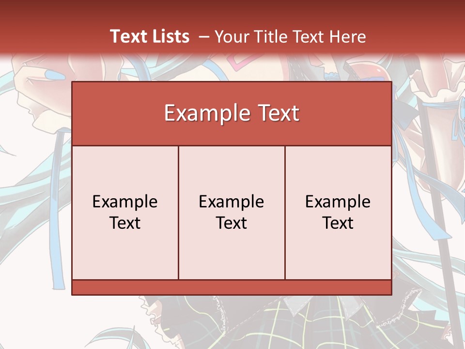 A Girl With Blue Hair Holding A Blue Flower Powerpoint Presentation PowerPoint Template