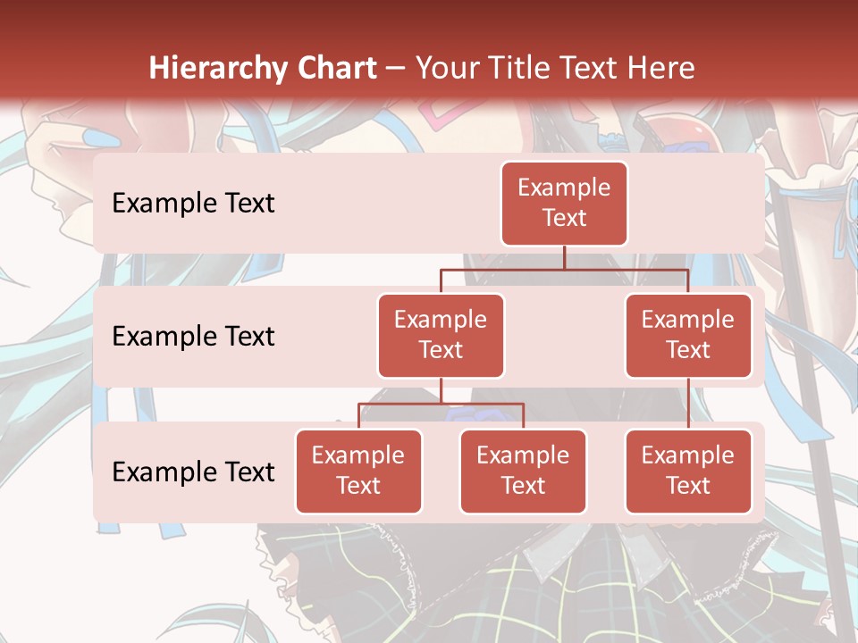 A Girl With Blue Hair Holding A Blue Flower Powerpoint Presentation PowerPoint Template