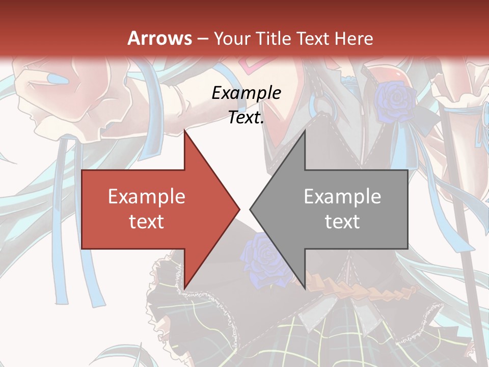 A Girl With Blue Hair Holding A Blue Flower Powerpoint Presentation PowerPoint Template