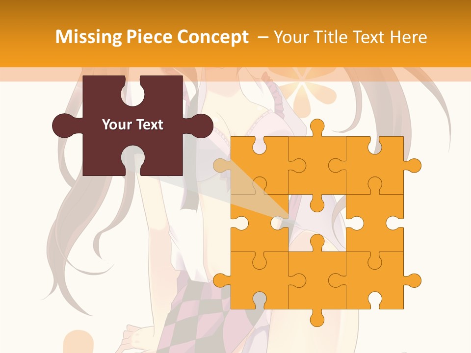 A Girl With Long Hair Sitting On A Flower Powerpoint Presentation PowerPoint Template