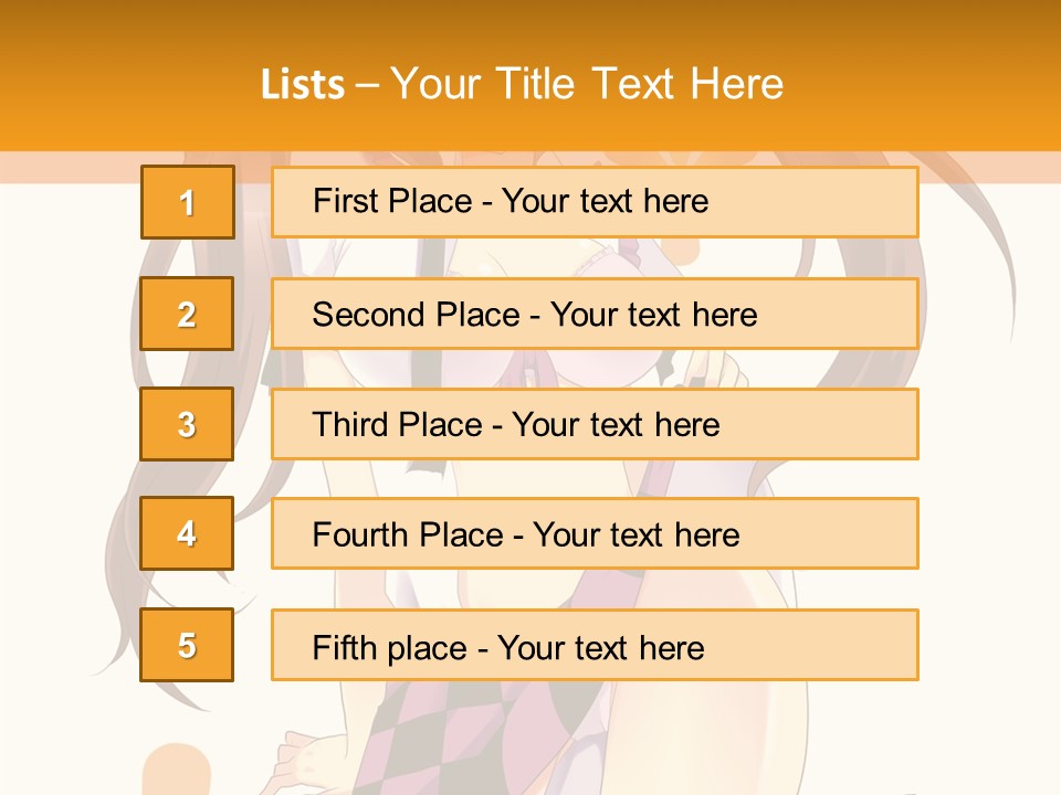 A Girl With Long Hair Sitting On A Flower Powerpoint Presentation PowerPoint Template