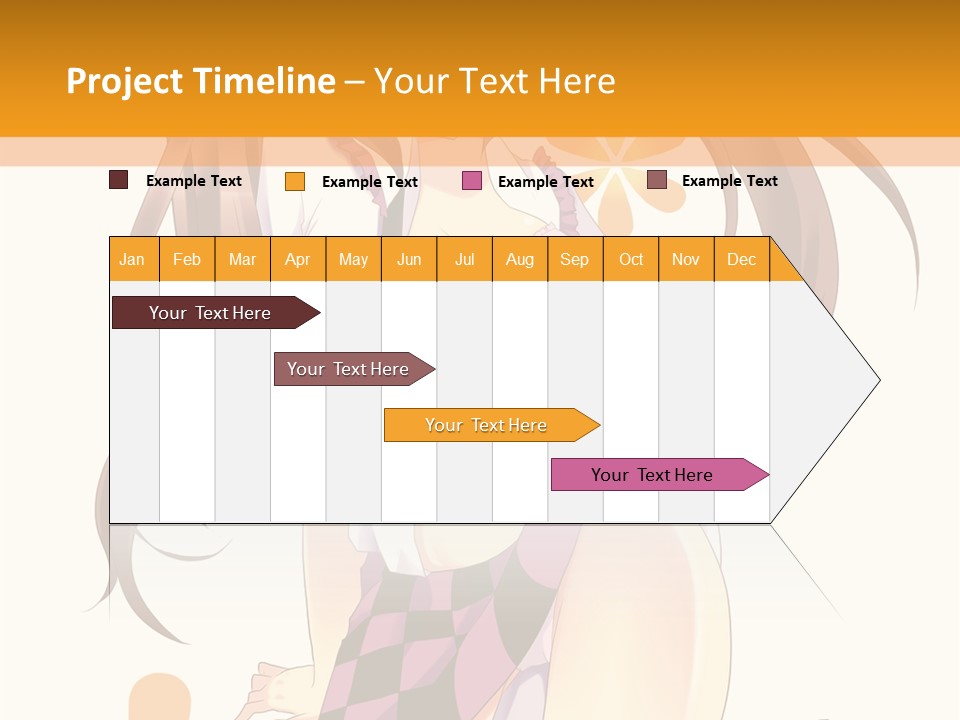 A Girl With Long Hair Sitting On A Flower Powerpoint Presentation PowerPoint Template