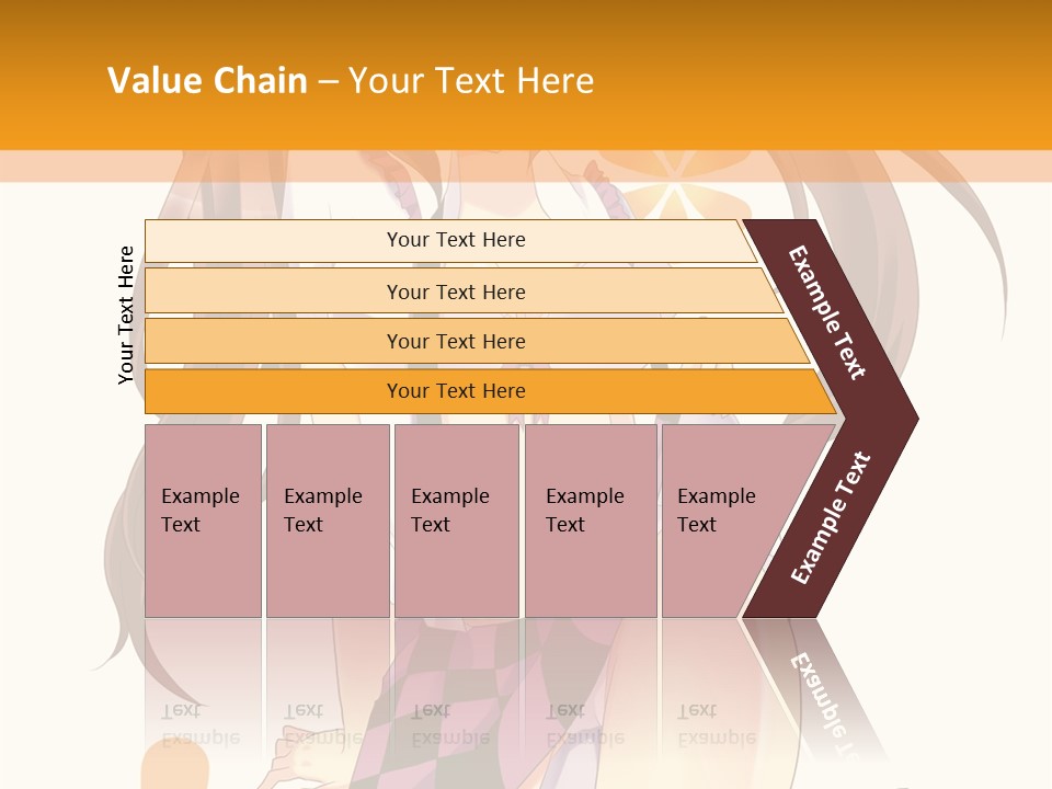 A Girl With Long Hair Sitting On A Flower Powerpoint Presentation PowerPoint Template