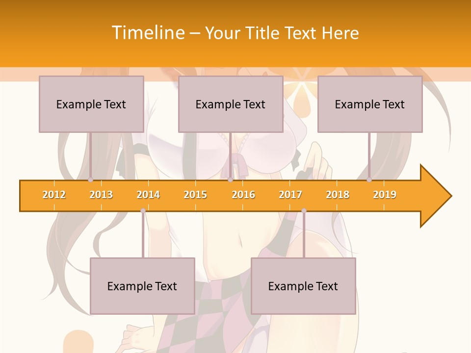 A Girl With Long Hair Sitting On A Flower Powerpoint Presentation PowerPoint Template