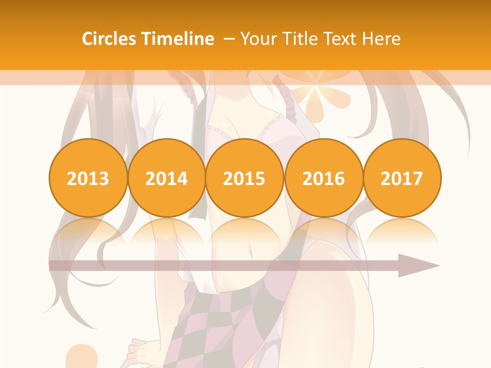 A Girl With Long Hair Sitting On A Flower Powerpoint Presentation PowerPoint Template