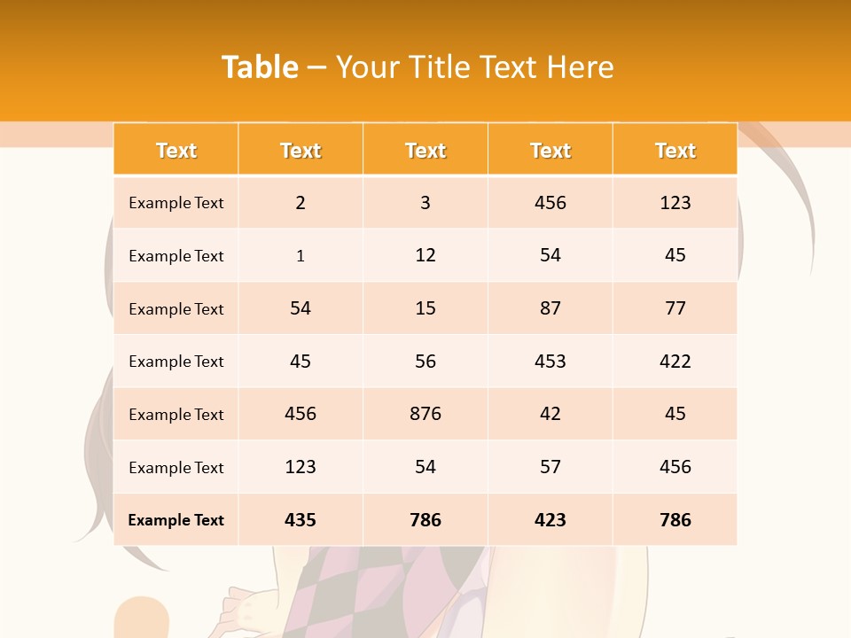 A Girl With Long Hair Sitting On A Flower Powerpoint Presentation PowerPoint Template