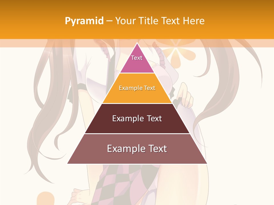 A Girl With Long Hair Sitting On A Flower Powerpoint Presentation PowerPoint Template