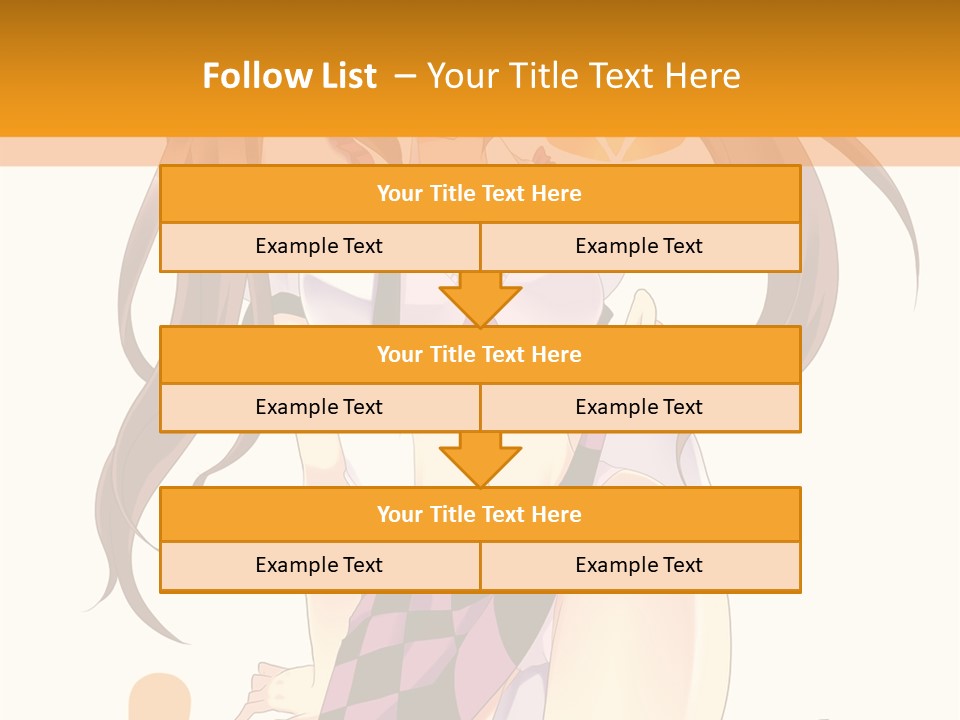 A Girl With Long Hair Sitting On A Flower Powerpoint Presentation PowerPoint Template