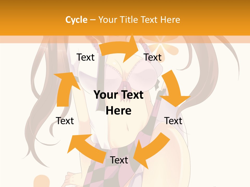 A Girl With Long Hair Sitting On A Flower Powerpoint Presentation PowerPoint Template