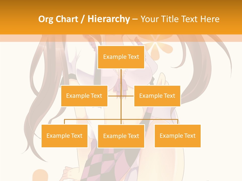 A Girl With Long Hair Sitting On A Flower Powerpoint Presentation PowerPoint Template