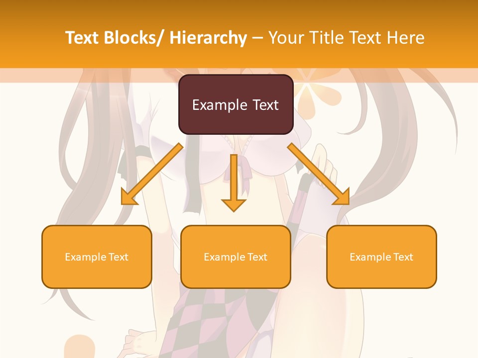 A Girl With Long Hair Sitting On A Flower Powerpoint Presentation PowerPoint Template