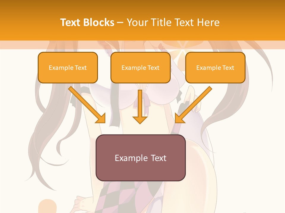 A Girl With Long Hair Sitting On A Flower Powerpoint Presentation PowerPoint Template