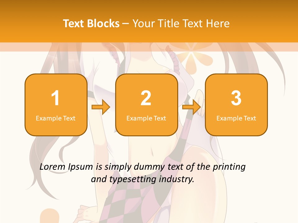 A Girl With Long Hair Sitting On A Flower Powerpoint Presentation PowerPoint Template