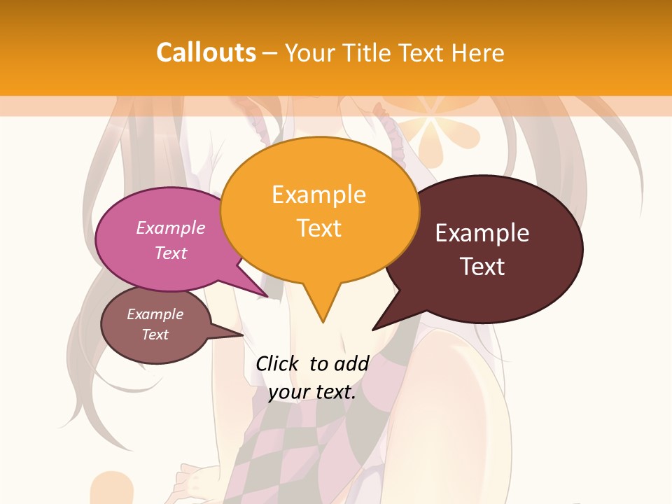 A Girl With Long Hair Sitting On A Flower Powerpoint Presentation PowerPoint Template