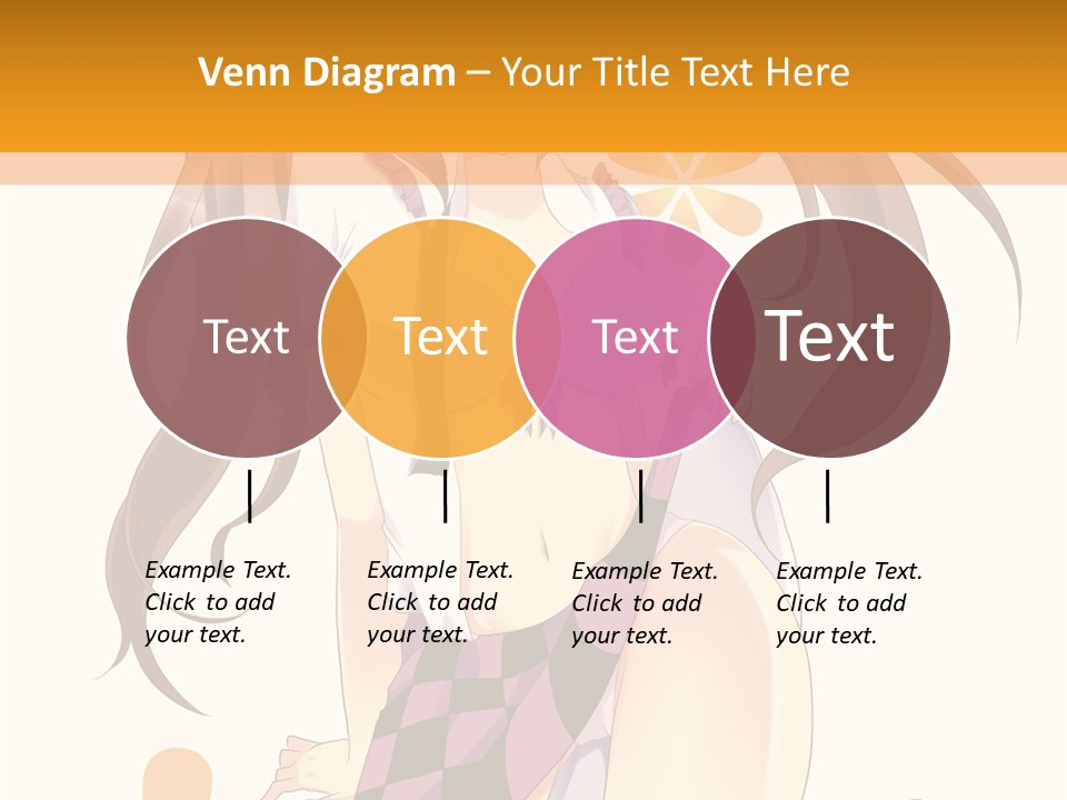 A Girl With Long Hair Sitting On A Flower Powerpoint Presentation PowerPoint Template