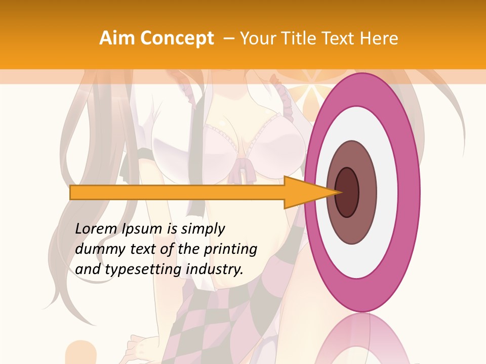 A Girl With Long Hair Sitting On A Flower Powerpoint Presentation PowerPoint Template