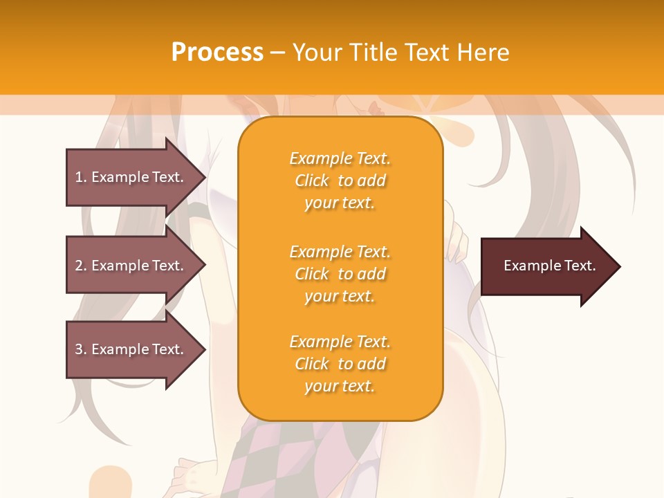 A Girl With Long Hair Sitting On A Flower Powerpoint Presentation PowerPoint Template